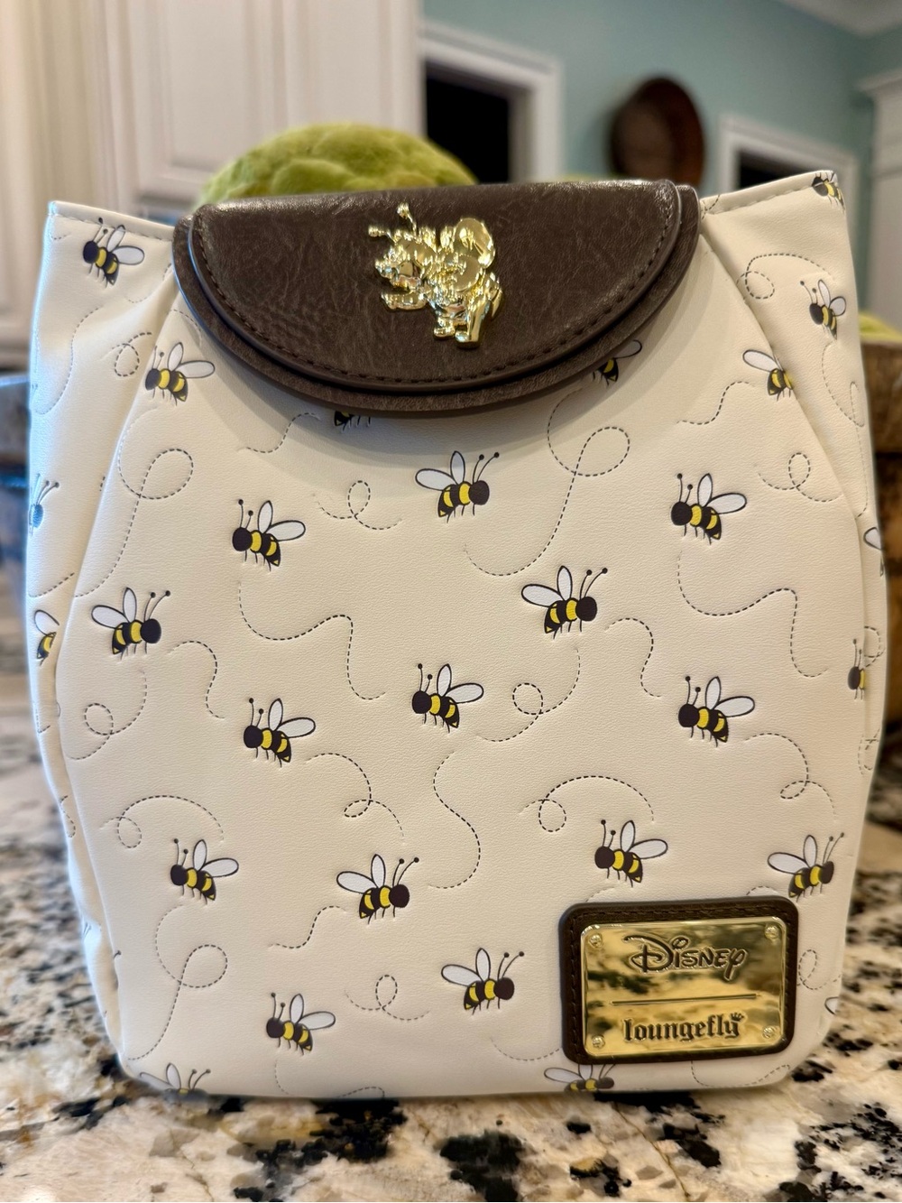 NWT Loungefly Winnie the Pooh All-Over Print Micro Mini Backpack